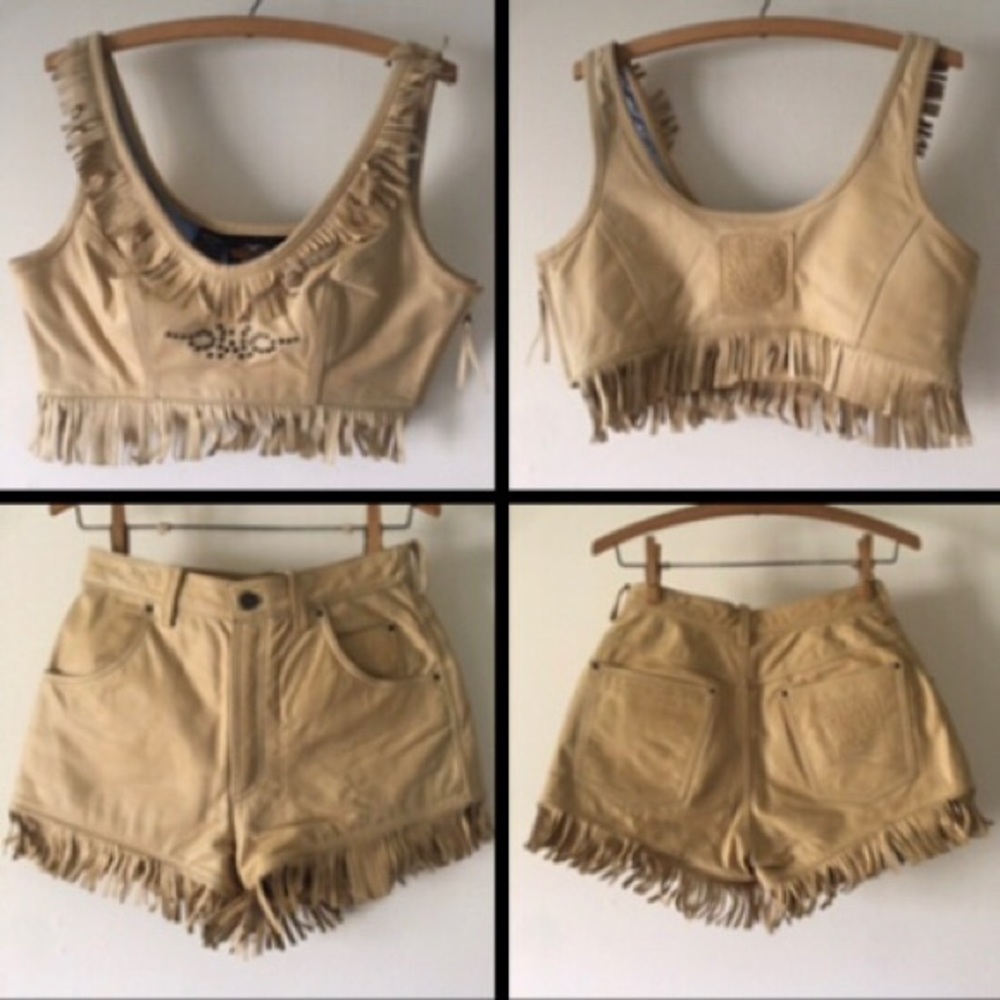 Fringed 2-pc Harley Set